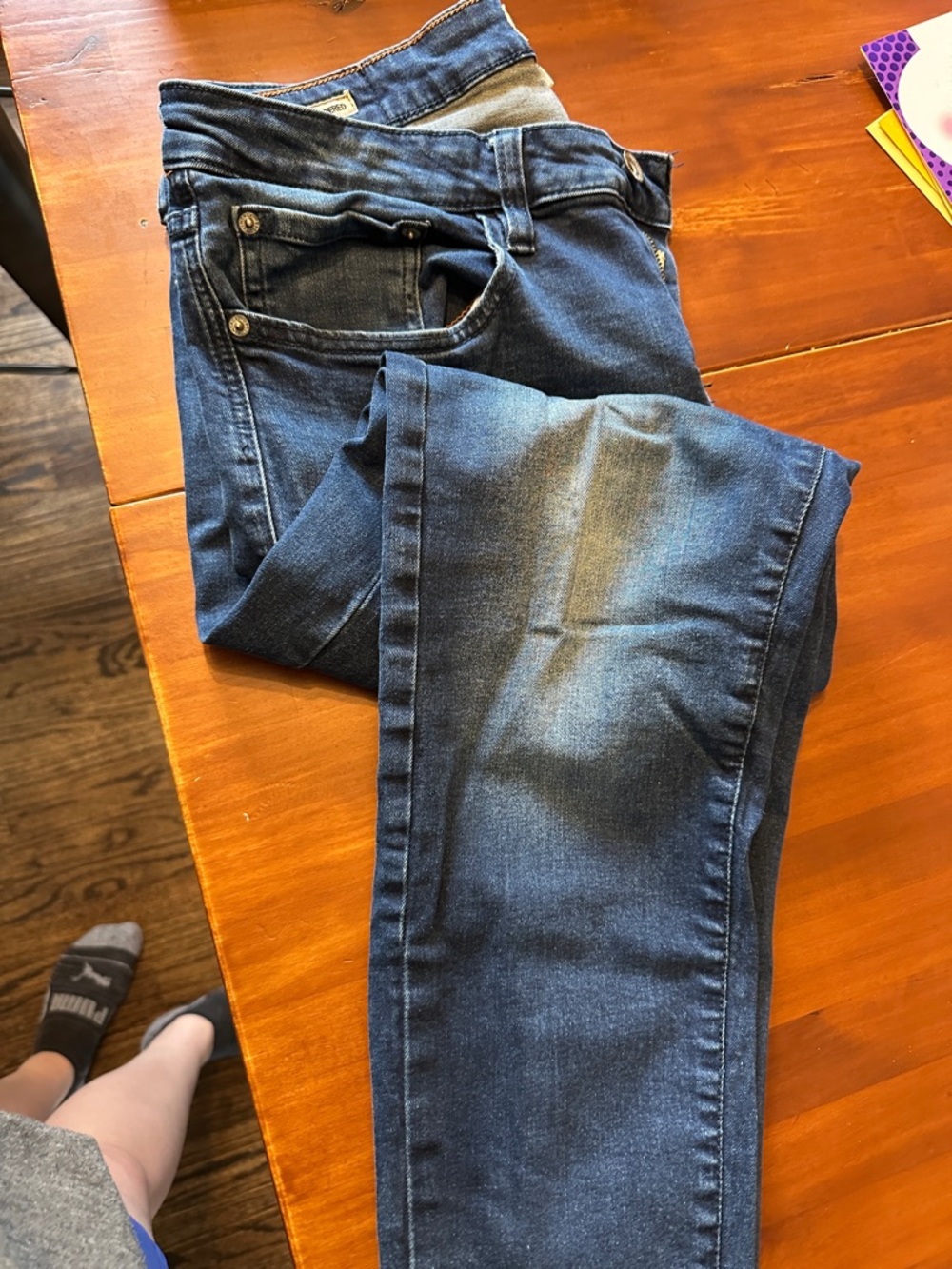 Vintage slim tapered Weatherproof jeans